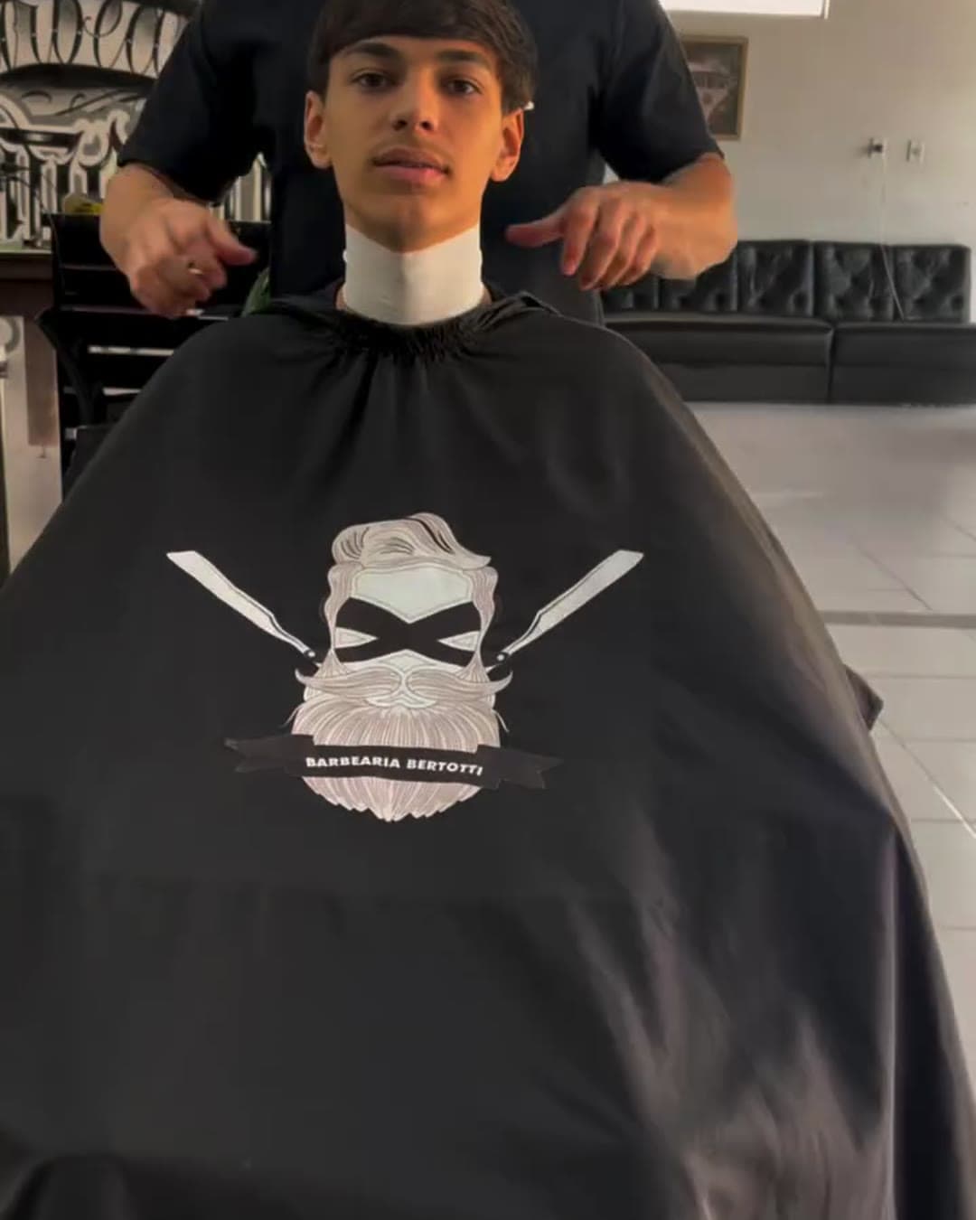 Combo degradê e barba